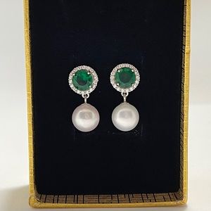 Authentic Freshwater pearl earrings